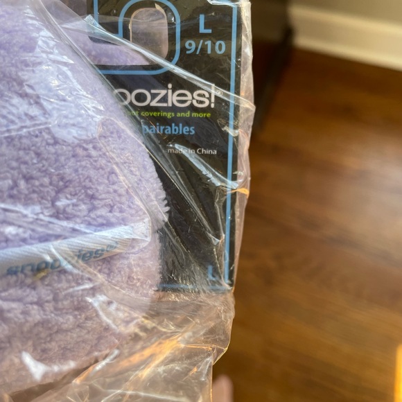 Snoozies womens slipper socks vino size L 9/10 new in packaging - Picture 4 of 4